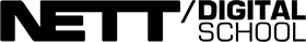 Logo Nett Digital School Negro
